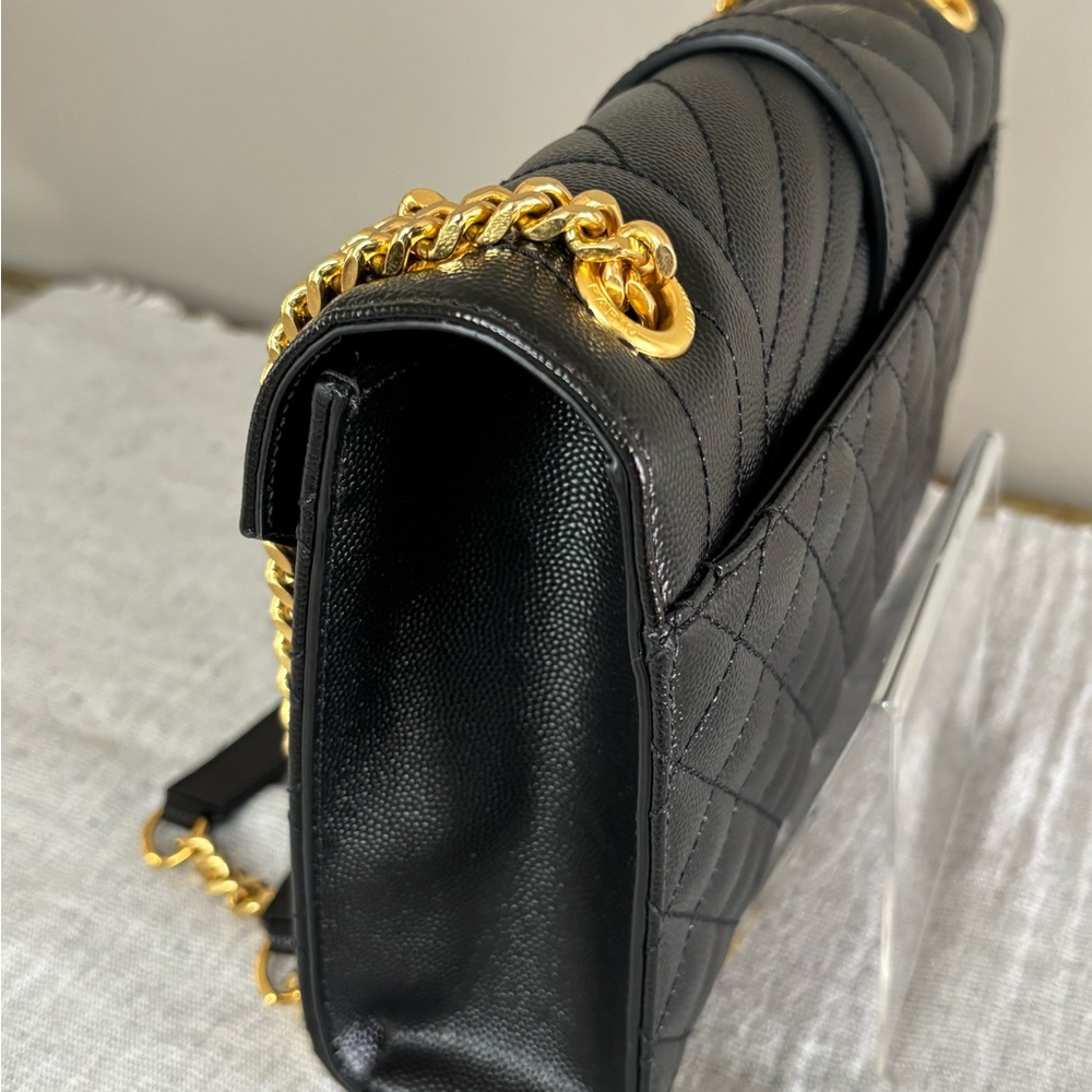 Yves Saint Laurent Medium Envelope Mixed Matelasse Bag - Picture 4 of 9